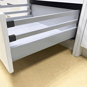 Jadespace Tandem Drawer Box 20 Inch – Soft Close Drawer System | 40kg Load Capacity | Full Extension Metal Drawer Channels | Modular Kitchen Hardware