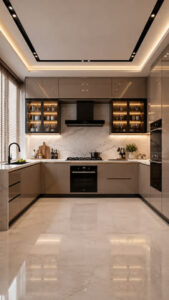L Shape modular kitchen in Gwalior
